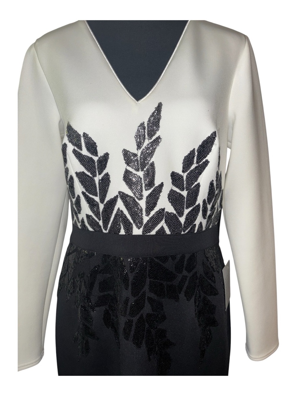 NWT TADASHI SHOJI Birch neoprene Dress L - Picture 5 of 7